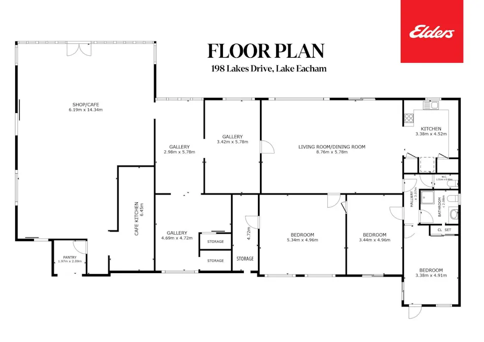 198 Lakes Drive, Lake Eacham, QLD, 4884 - Floorplan 1