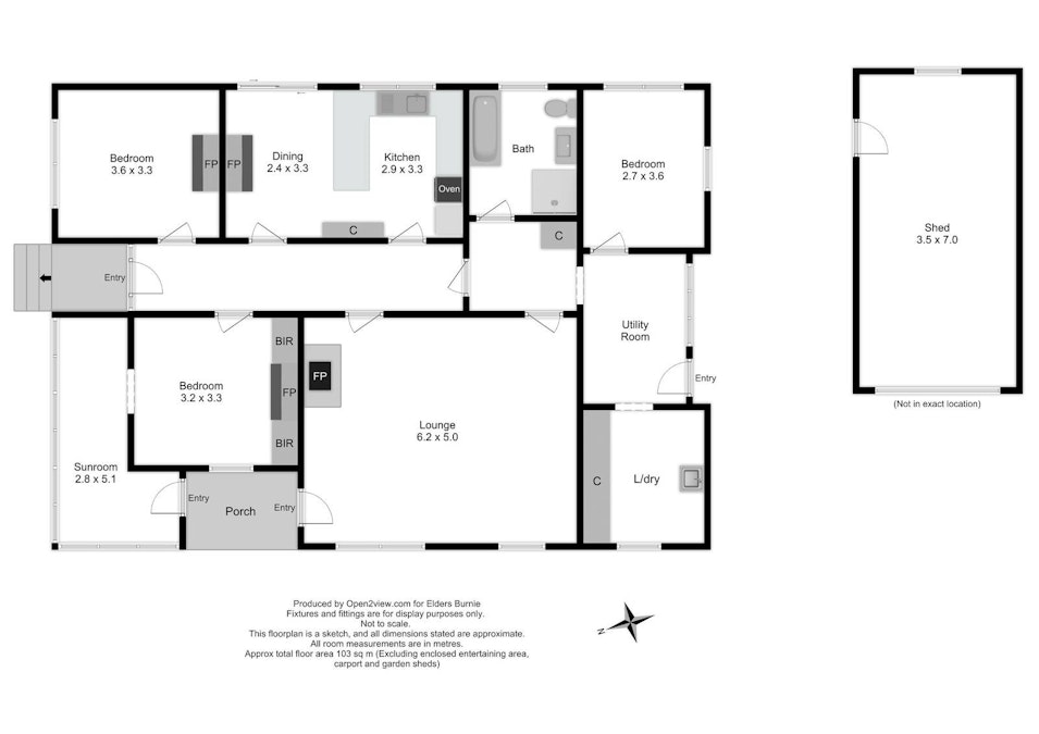 2 Ironcliffe Court, Penguin, TAS, 7316 - Floorplan 1