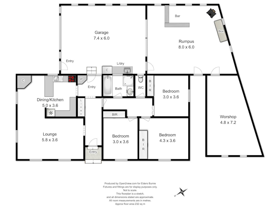 2 Acacia Court, Rosebery, TAS, 7470 - Floorplan 1