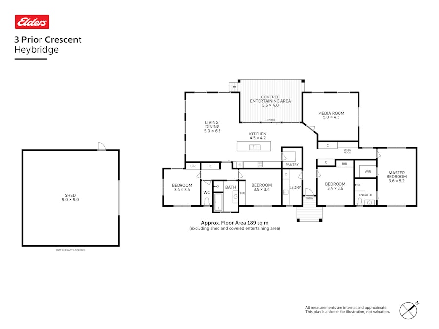 3 Prior Crescent, Heybridge, TAS, 7316 - Floorplan 1