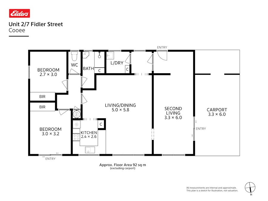 2/7 Fidler Street, Cooee, TAS, 7320 - Floorplan 1