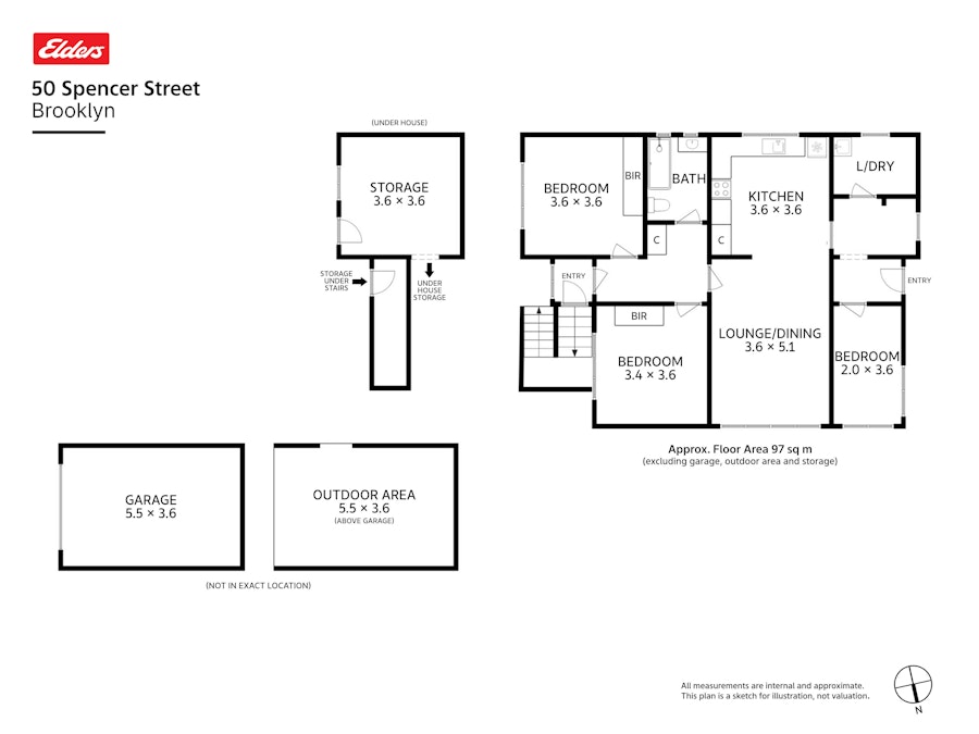 50 Spencer Street, Brooklyn, TAS, 7320 - Floorplan 1