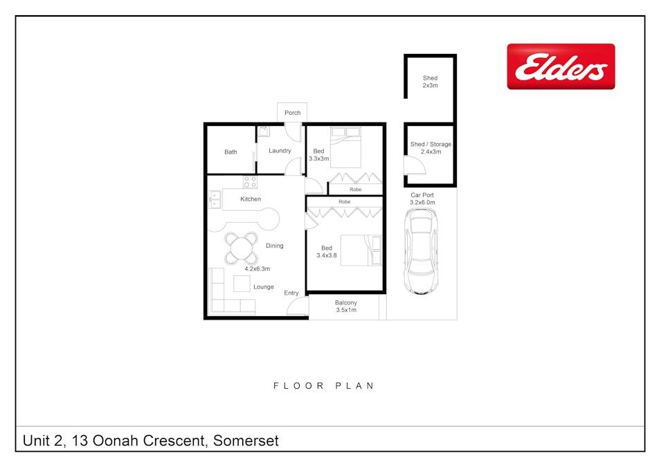 2/13 Oonah Crescent, Somerset, TAS, 7322 - Floorplan 1