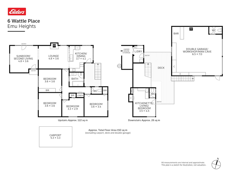 6 Wattle Place, Emu Heights, TAS, 7320 - Floorplan 1