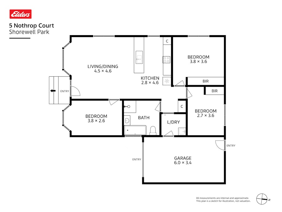 5 Nothrop Court, Shorewell Park, TAS, 7320 - Floorplan 1