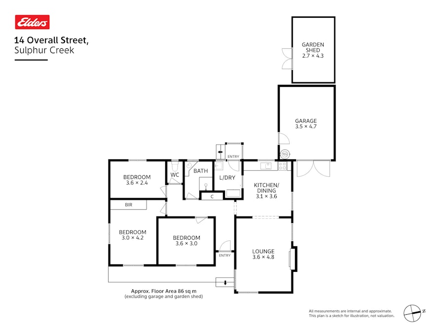 14 Overall Street, Sulphur Creek, TAS, 7316 - Floorplan 1