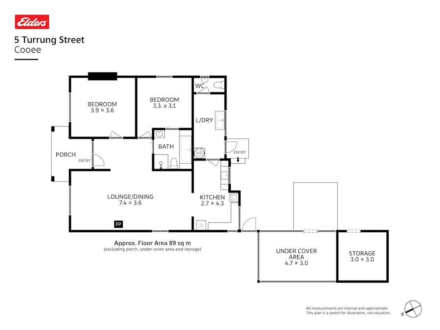 5 Turrung Street, Cooee, TAS, 7320 - Floorplan 1