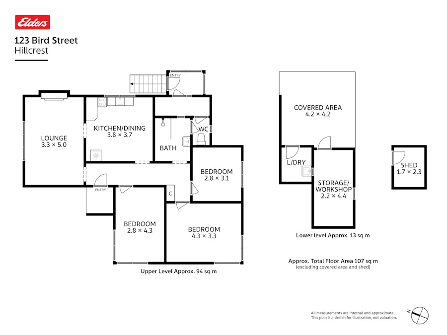 123 Bird Street, Hillcrest, TAS, 7320 - Floorplan 1