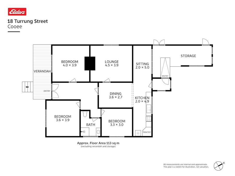 18 Turrung Street, Cooee, TAS, 7320 - Floorplan 1