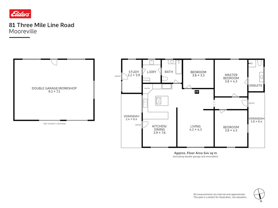 81 Three Mile Line Road, Mooreville, TAS, 7321 - Floorplan 1