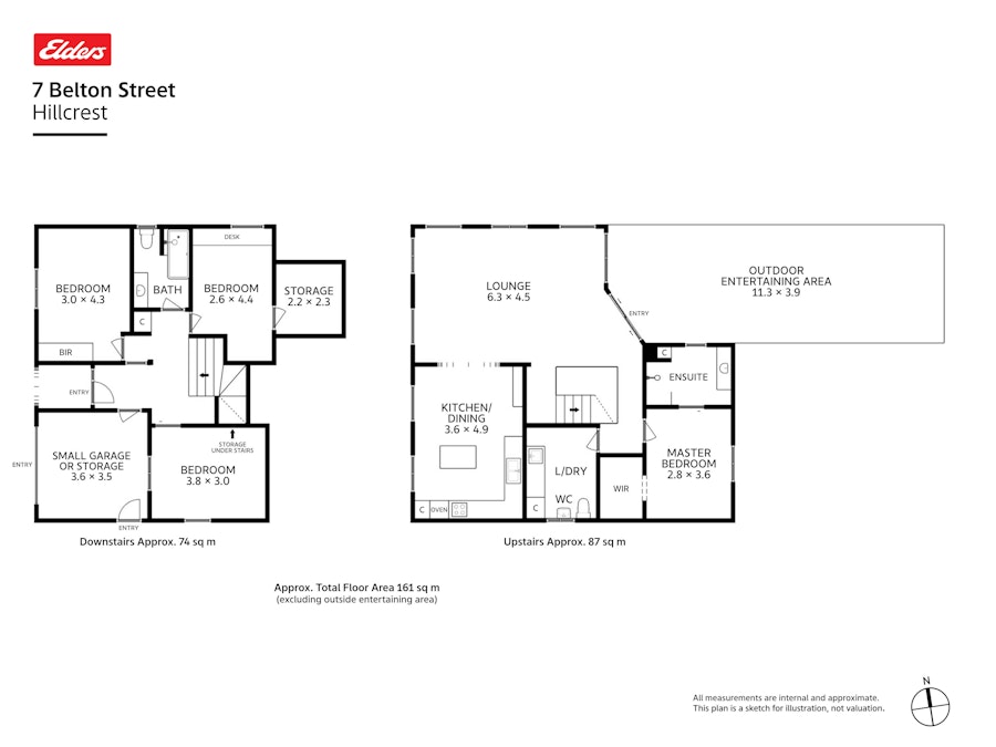 7 Belton Street, Hillcrest, TAS, 7320 - Floorplan 1