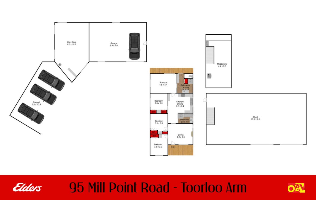 95 Mill Point Road, Toorloo Arm, VIC, 3909 - Floorplan 1