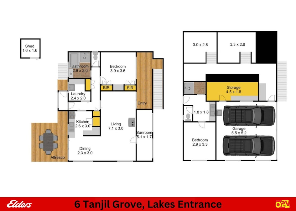 6 Tanjil Grove, Lakes Entrance, VIC, 3909 - Floorplan 1