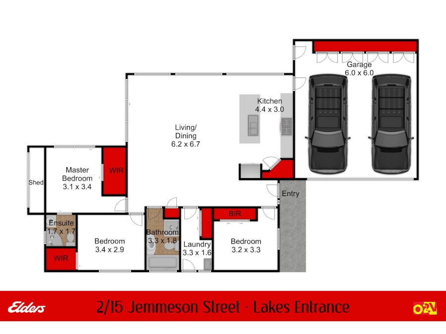 2/15 Jemmeson Street, Lakes Entrance, VIC, 3909 - Floorplan 1