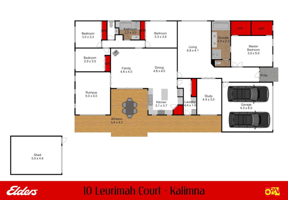 10 Leurimah Court, Kalimna, VIC, 3909 - Floorplan 1