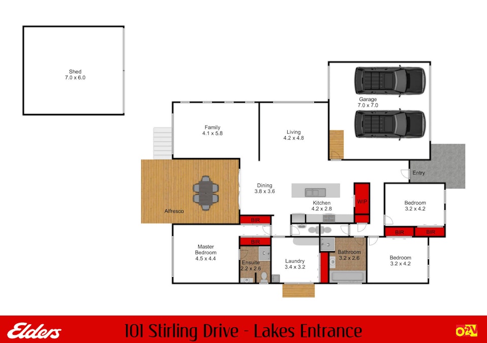 101 Stirling Drive, Lakes Entrance, VIC, 3909 - Floorplan 1