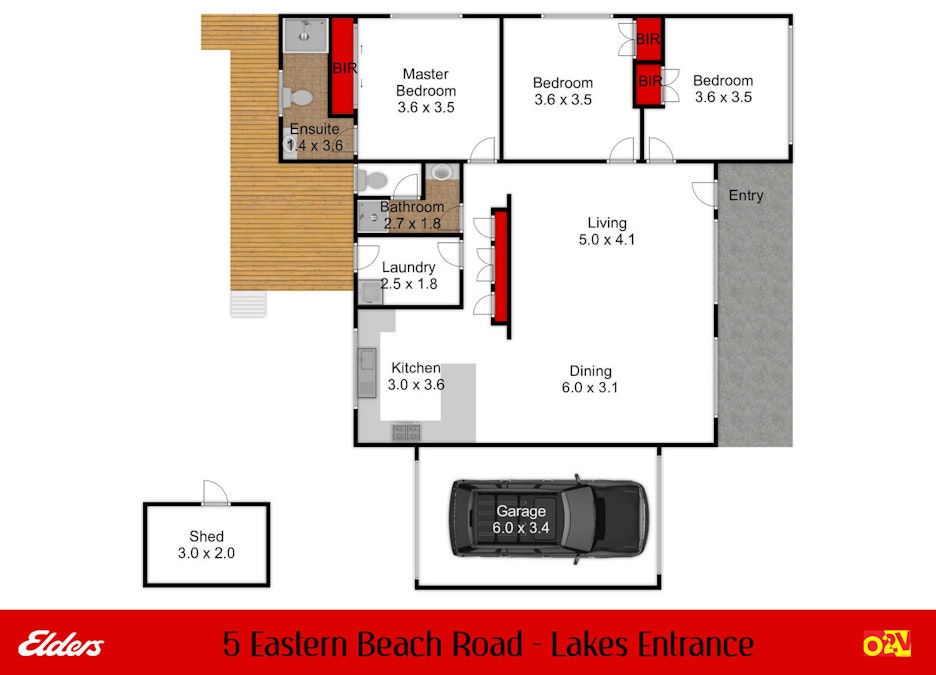 5 Eastern Beach Road, Lakes Entrance, VIC, 3909 - Floorplan 1