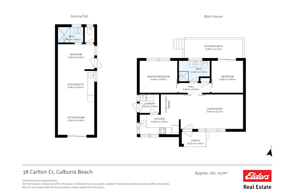 38 Carlton Crescent, Culburra Beach, NSW, 2540 - Floorplan 1