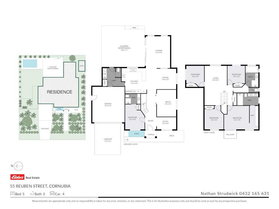 55 Reuben Street, Cornubia, QLD, 4130 - Floorplan 1