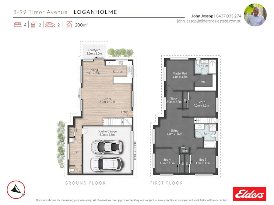 8/99 Timor Avenue, Loganholme, QLD, 4129 - Floorplan 1
