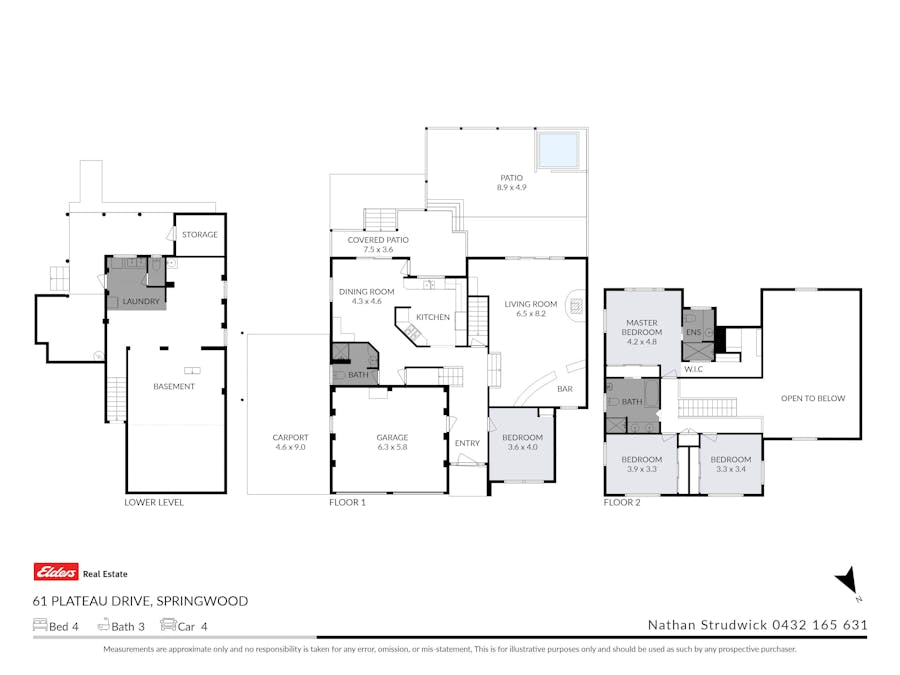 61  Plateau Drive, Springwood, QLD, 4127 - Floorplan 1