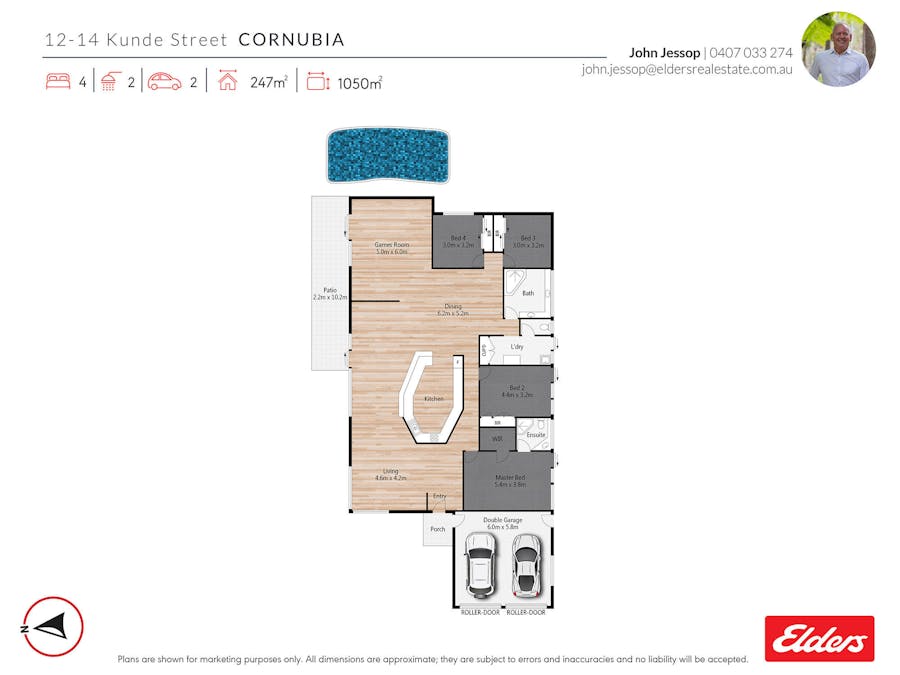 12-14 Kunde Street, Cornubia, QLD, 4130 - Floorplan 1