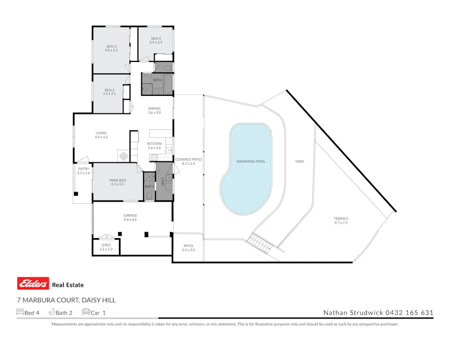 7  Marbura Court, Daisy Hill, QLD, 4127 - Floorplan 1