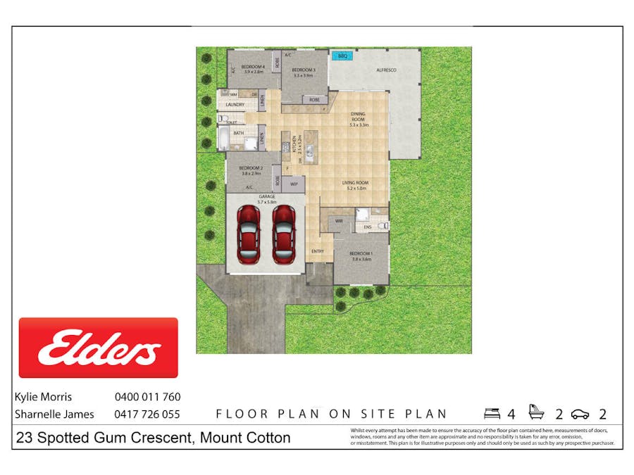 23 Spotted Gum Crescent, Mount Cotton, QLD, 4165 - Floorplan 1