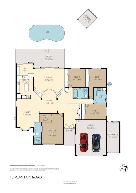 40 Plantain Road, Shailer Park, QLD, 4128 - Floorplan 1