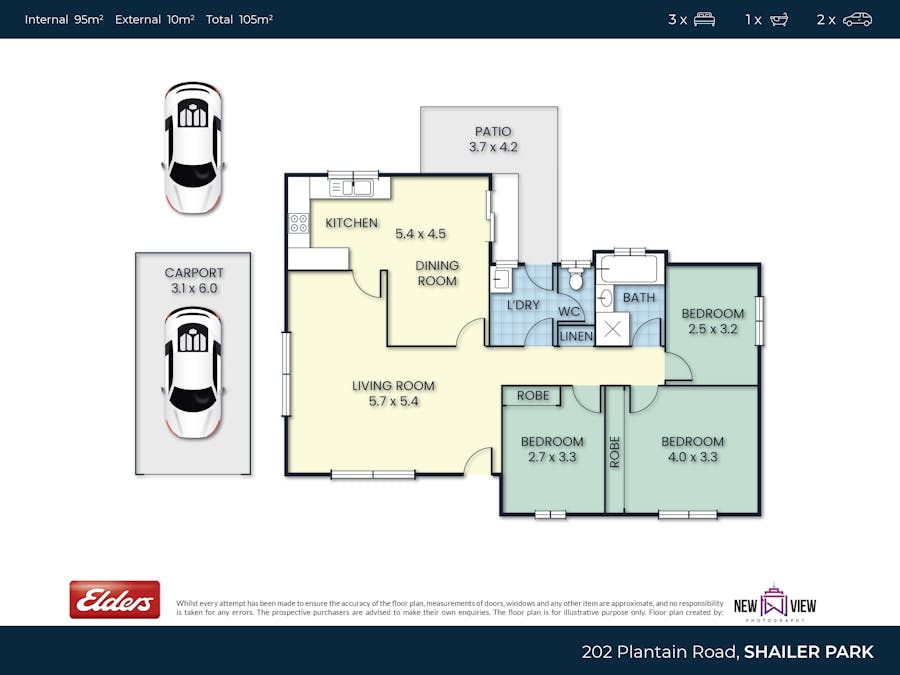 202 Plantain Road, Shailer Park, QLD, 4128 - Floorplan 1
