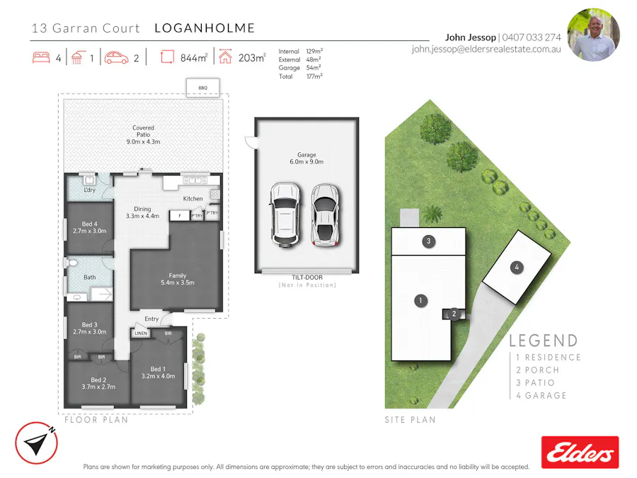 13 Garran Court, Loganholme, QLD, 4129 - Floorplan 1