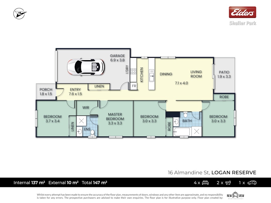 16 Almandin Street, Logan Reserve, QLD, 4133 - Floorplan 1