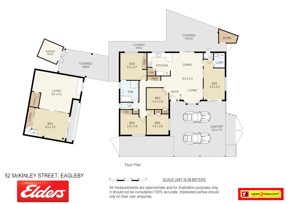 52 McKinley Street, Eagleby, QLD, 4207 - Floorplan 1