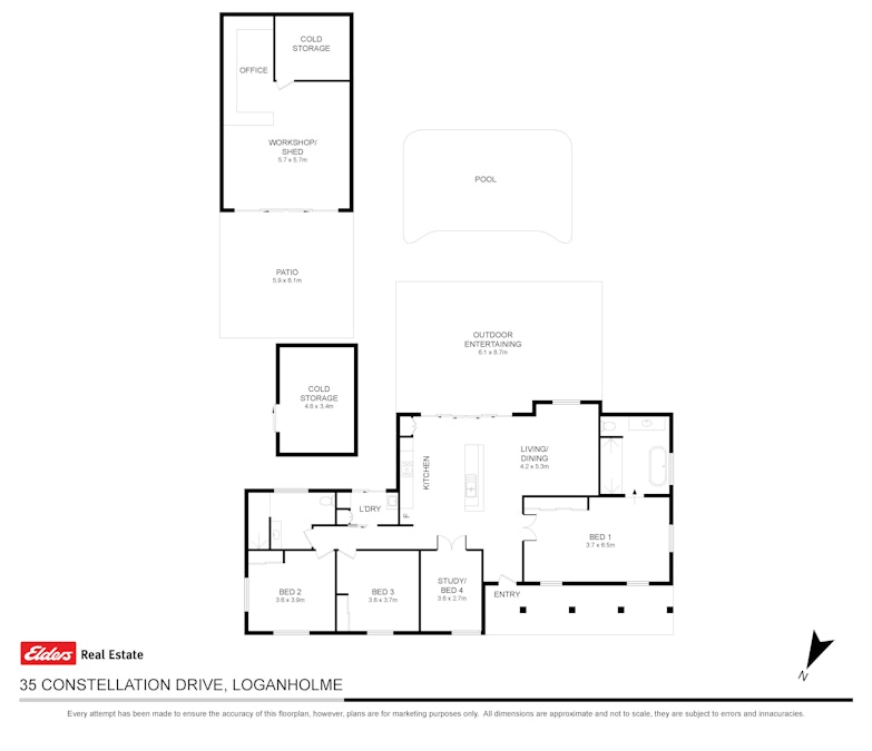 35 Constellation Drive, Loganholme, QLD, 4129 - Floorplan 1