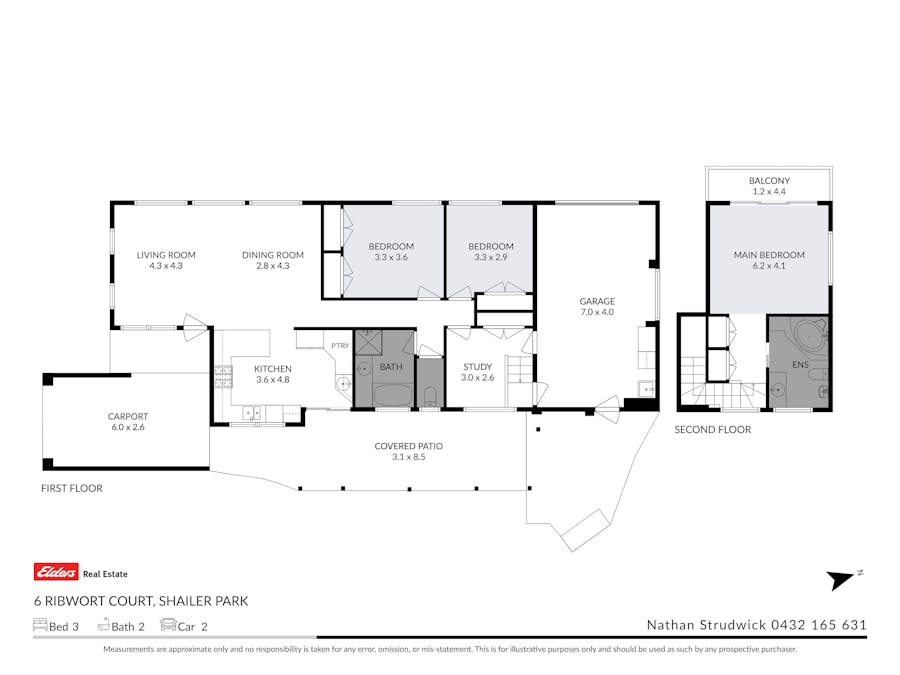 6 Ribwort Court, Shailer Park, QLD, 4128 - Floorplan 1