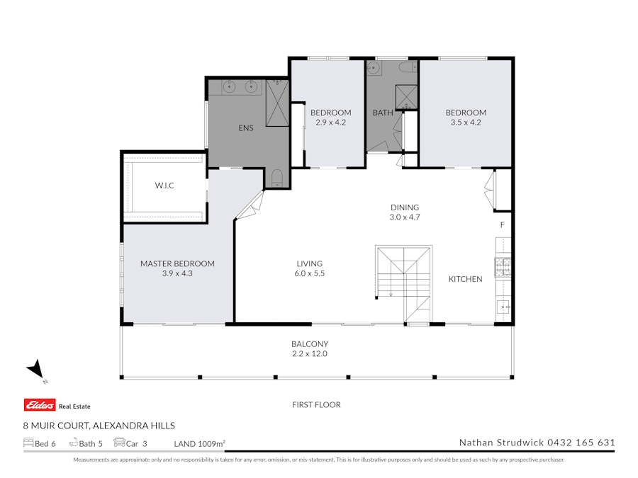 8 Muir Court, Alexandra Hills, QLD, 4161 - Floorplan 1