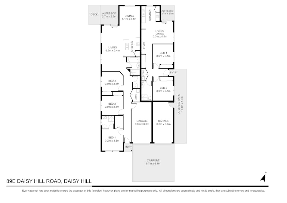 89E Daisy Hill Road, Daisy Hill, QLD, 4127 - Floorplan 1