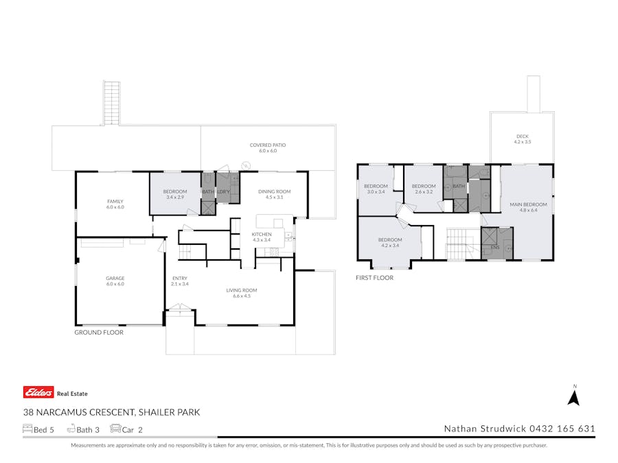 38 Narcamus Crescent, Shailer Park, QLD, 4128 - Floorplan 1