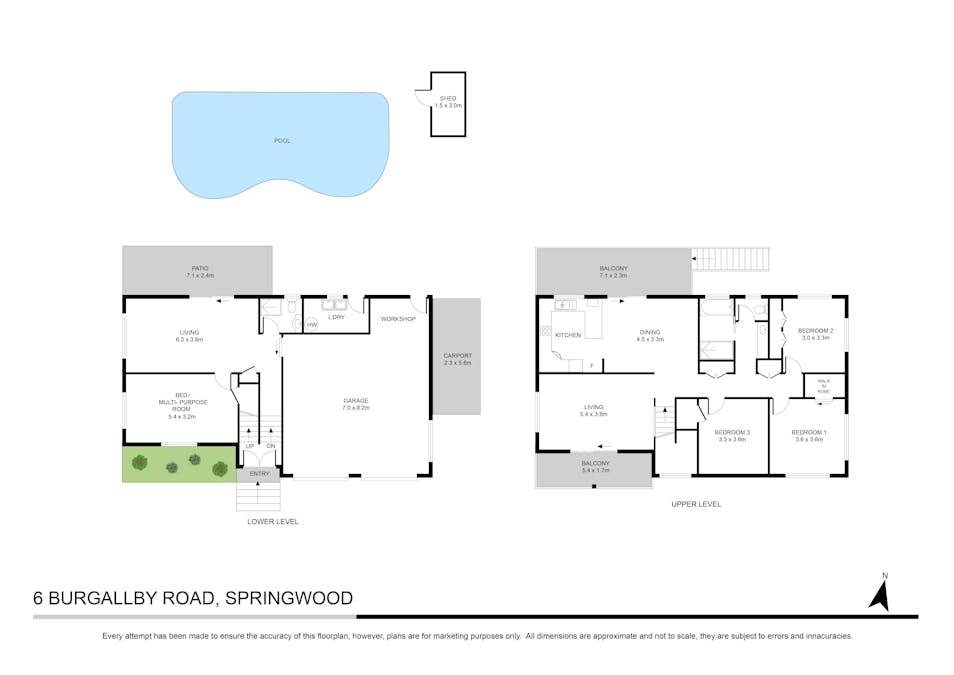 6 Burgallby Road, Springwood, QLD, 4127 - Floorplan 1