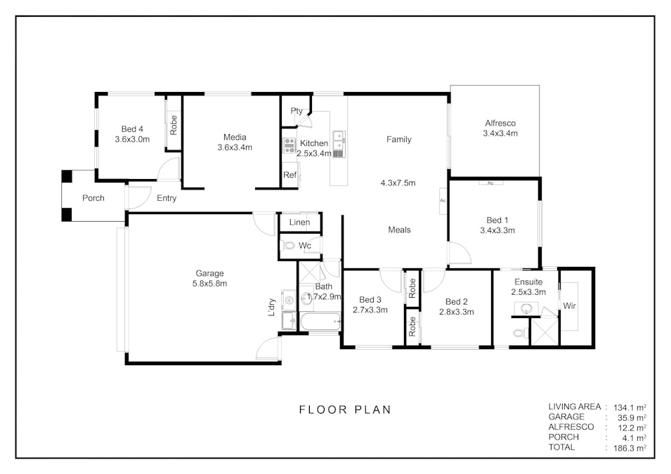 23 Everglade Street, Yarrabilba, QLD, 4207 - Floorplan 1