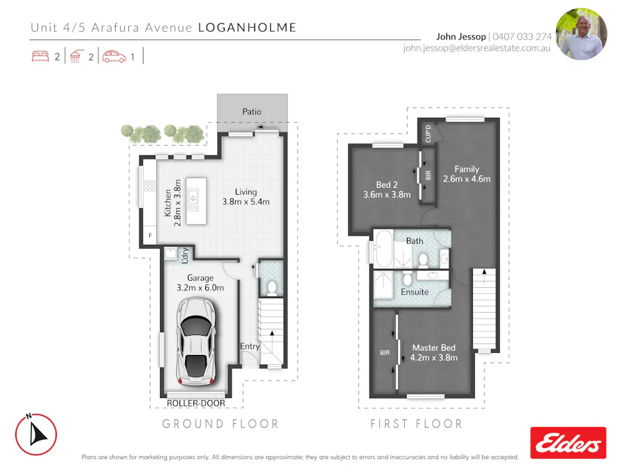 4/5 Arafura Avenue, Loganholme, QLD, 4129 - Floorplan 1