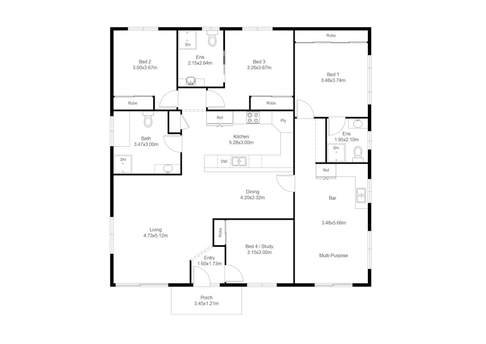 17A Drews Road, Tanah Merah, QLD, 4128 - Floorplan 1