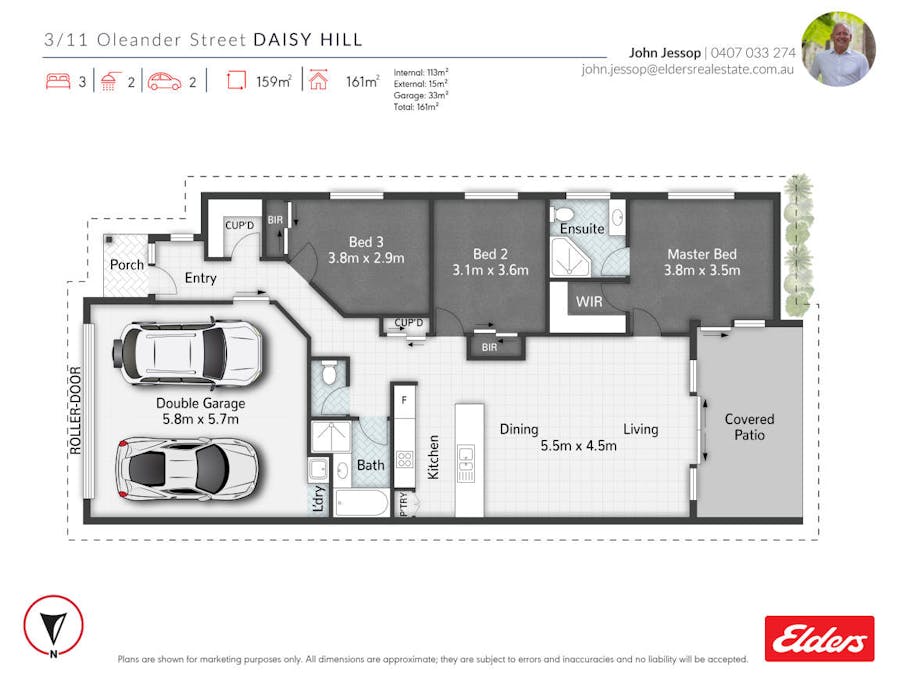 3/11 Oleander Street, Daisy Hill, QLD, 4127 - Floorplan 1