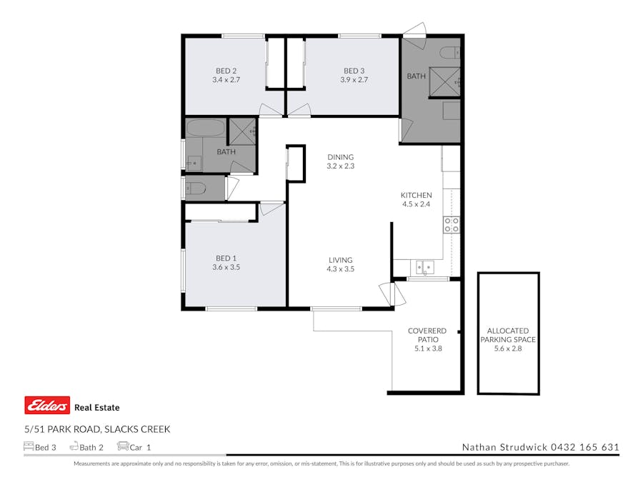 5/51 Park Road, Slacks Creek, QLD, 4127 - Floorplan 1