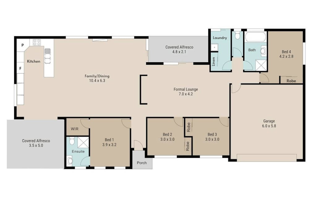 6 Mindy Court, Shailer Park, QLD, 4128 - Floorplan 1