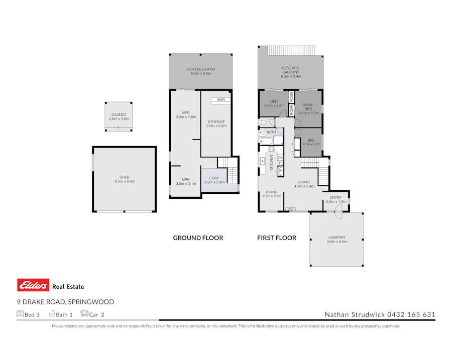 9 Drake Road, Springwood, QLD, 4127 - Floorplan 1