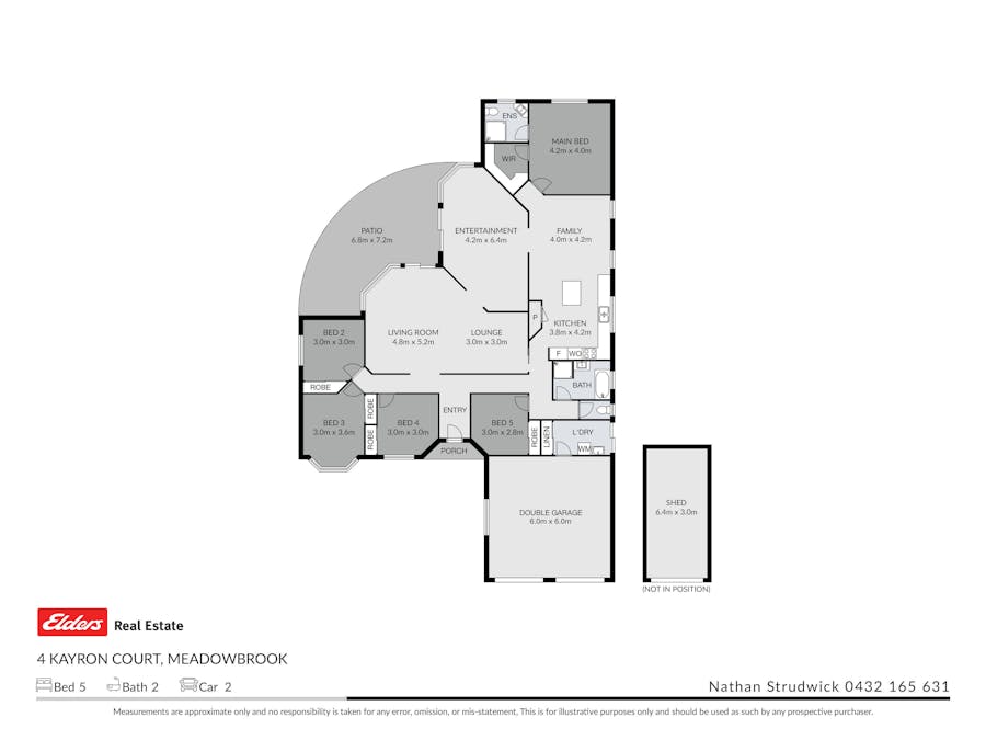 4 Kayron Court, Meadowbrook, QLD, 4131 - Floorplan 1