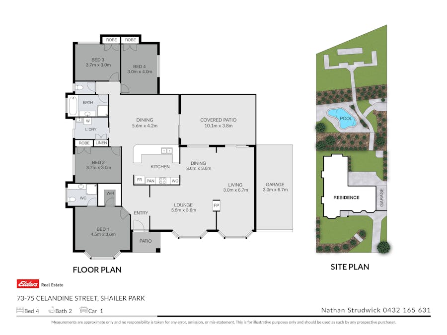 73-75 Celandine Street, Shailer Park, QLD, 4128 - Floorplan 1