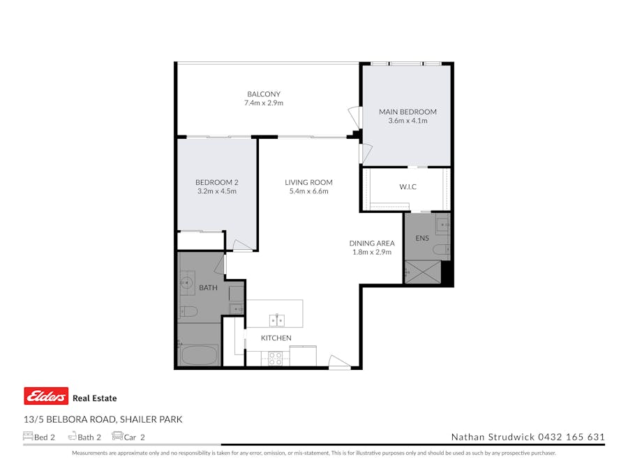 13/5 Belbora Road, Shailer Park, QLD, 4128 - Floorplan 1