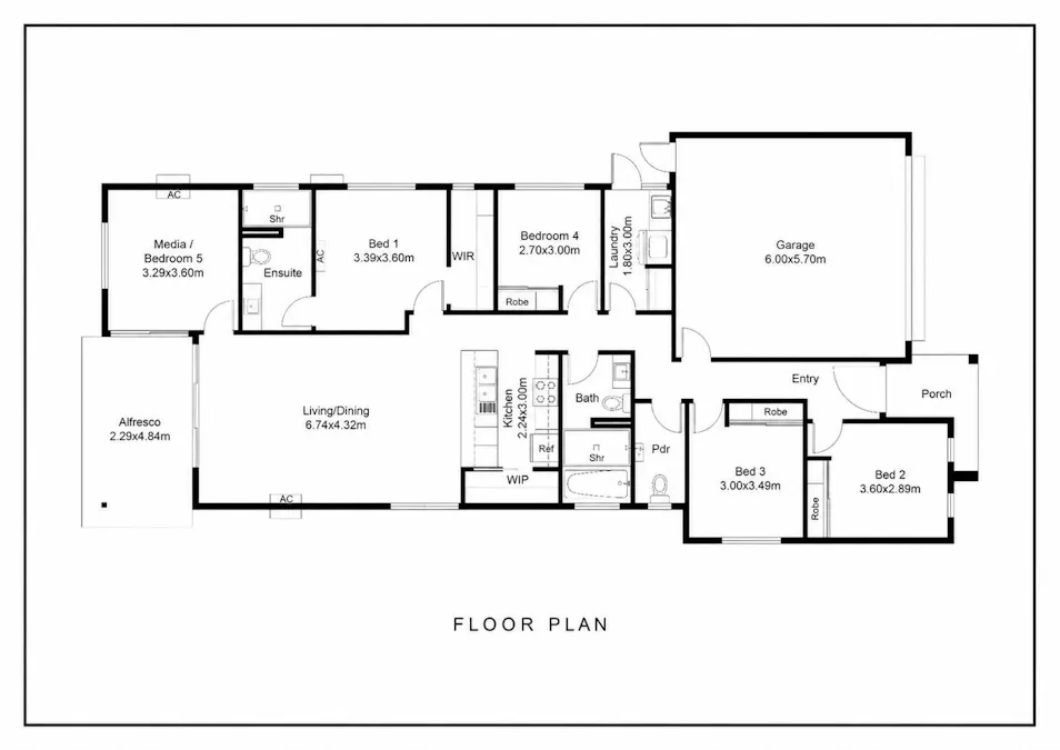 23  Gulliver Crescent, Logan Reserve, QLD, 4133 - Floorplan 1
